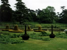 1. Sutton Bonnington garden's goalposts and sombreros