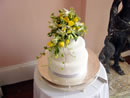 33. flowery cake