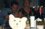 14. Mark Vernon, Sarah Vernon & a teddy bear