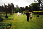 5. some people in Sutton Bonnington gardens